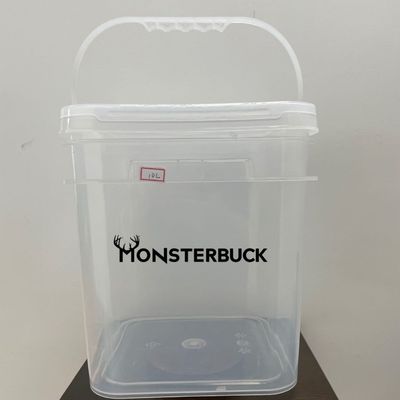 ПП квадратный ветер для закусок Acai Container Bucket Certified by GAP/ISO/FDA Printing IML