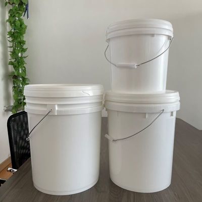 Полипропиленовый пластиковый ведро хранилище 5L 10L 15L 20L упаковочный контейнер барабан с крышкой