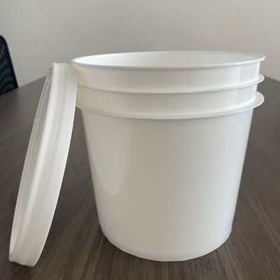 Красный 1 галон 2 галона пластиковый ведро с крышкой и ручкой Идеальное решение для хранения