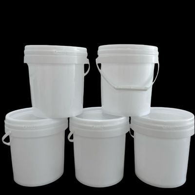Безопасное хранение пищи для домашних животных 2 галлона 8L белый пластиковый ведро с крышкой и герметичной печатью