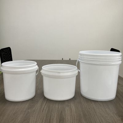 Безопасное хранение пищи для домашних животных 2 галлона 8L белый пластиковый ведро с крышкой и герметичной печатью