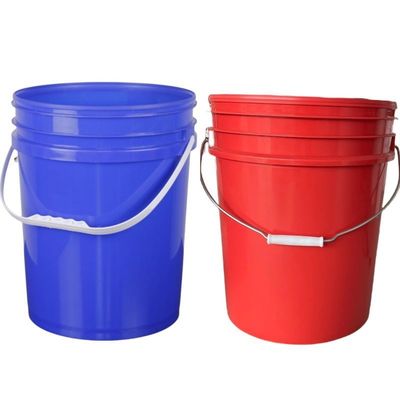 20L круглый пластиковый контейнер с ручкой для краски закуска PP материал квадратный