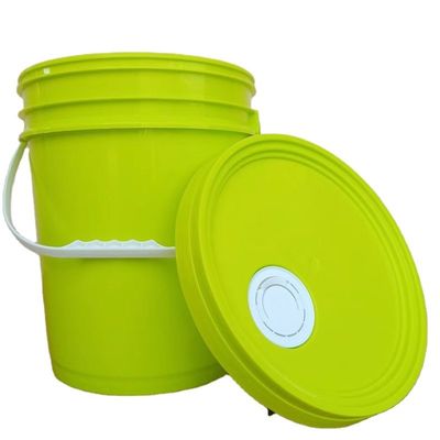 Настройка 1L 2L 3L 5L 8L 10L 15L 20L 25L Пластиковая ведра Круглая форма ведро с ручкой