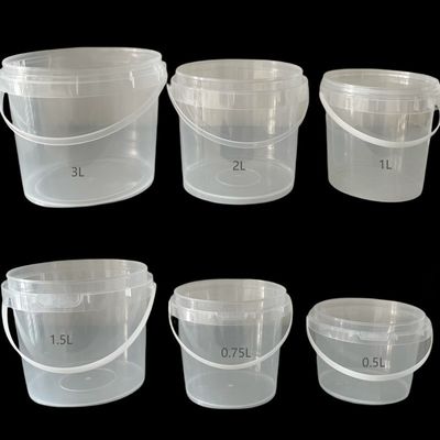 Чистый ведро с пончиками с крышкой и ручкой свободный от BPA многоразовый пластиковый ведро 32 унции питьевой ведро