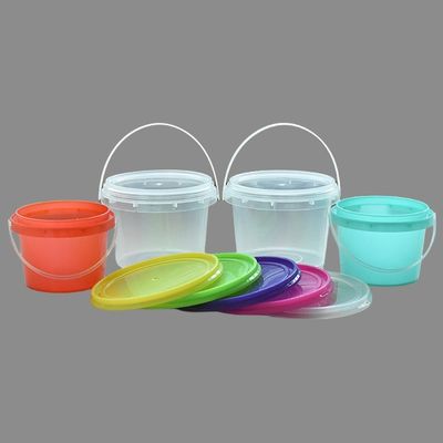 Чистый ведро с пончиками с крышкой и ручкой свободный от BPA многоразовый пластиковый ведро 32 унции питьевой ведро