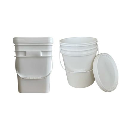 Пластиковое ведро для кофейных зерен круглой или квадратной формы