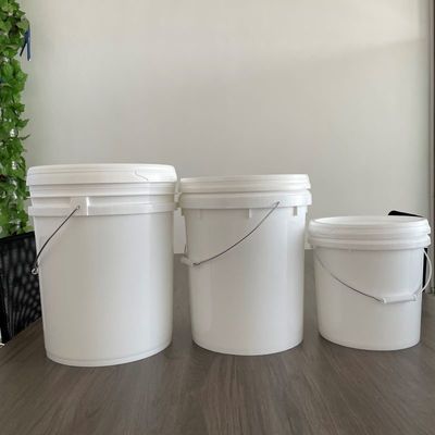 Круглый или квадратный 1L-5L Прозрачные пластиковые ведра Пищевой ветер с крышкой
