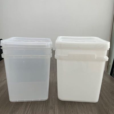 20L квадратные пластиковые бочки барабанные ведра с индивидуальным логотипом и пластиковым материалом