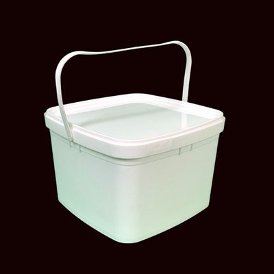 Прозрачный круглый ведро 5L 6L 7L 8L 10L 15L Пластиковое ведро пищевого качества квадратное ведро
