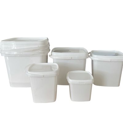 1L-25L квадратные цветные ведра с рукояткой, сертифицированной GAP/ISO/FDA и герметичной