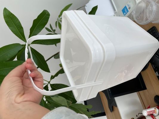 Круглый или квадратный ведро настроить 3L квадратный пластиковый ведро с легким открыть и закрыть крышку