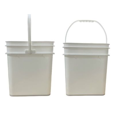 Пластиковый ведро с легким открытием и закрытием крышки 10L 15L 18L Размеры тяжелой конструкции