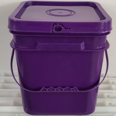 Пластиковый ведро с легким открытием и закрытием крышки 10L 15L 18L Размеры тяжелой конструкции