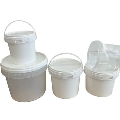 Настройка 5L / 8L круглый пластиковый ведро для минеральной воды 1,0-2,5 мм толщины и долговечности