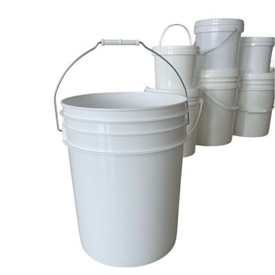 20L 25L пластиковые ведра с крышкой и ручкой шелковой экрана / теплопередачи / IML печати
