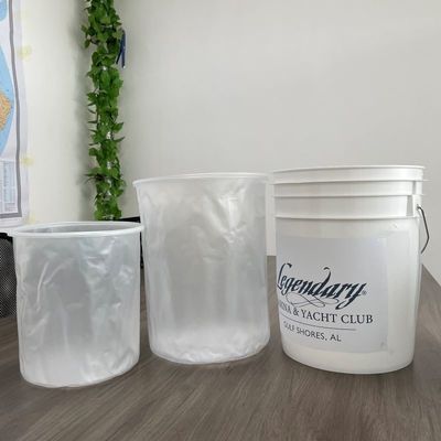 20L 25L пластиковые ведра с крышкой и ручкой шелковой экрана / теплопередачи / IML печати