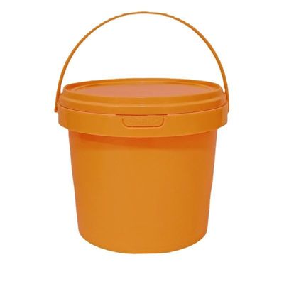 1L-10L Прозрачные пластиковые ведра с крышкой и ручкой многофункциональной толщины 1,0-2,5 мм