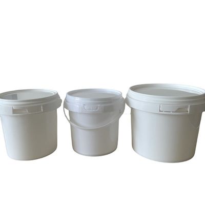 1L-10L Прозрачные пластиковые ведра с крышкой и ручкой многофункциональной толщины 1,0-2,5 мм