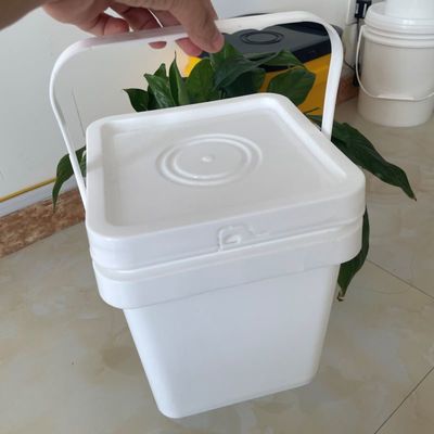 10L 15L 20L квадратная пластиковая ведра с крышкой