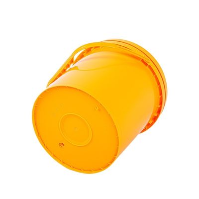 Прозрачная пластиковая ведра 5L с крышкой на рот Контейнер жидкости Сертификат GAP/ISO/FDA
