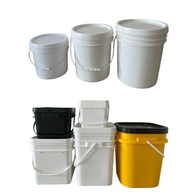 Красочный квадратный контейнер с крышкой и ручкой, сертифицированный GAP/ISO/FDA