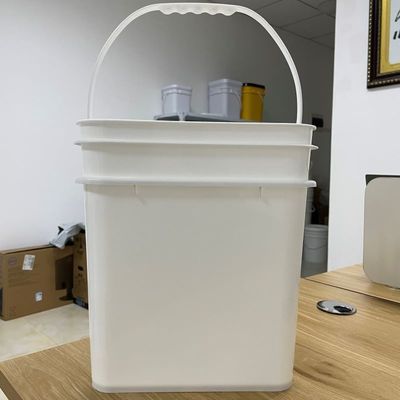 Красочный квадратный контейнер с крышкой и ручкой, сертифицированный GAP/ISO/FDA