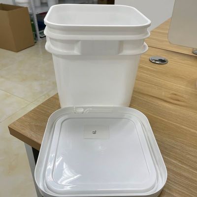 Противоподражаемая пломба 5L 6L квадратная ведра с запечатанной крышкой и печатным логотипом пластиковый ветер