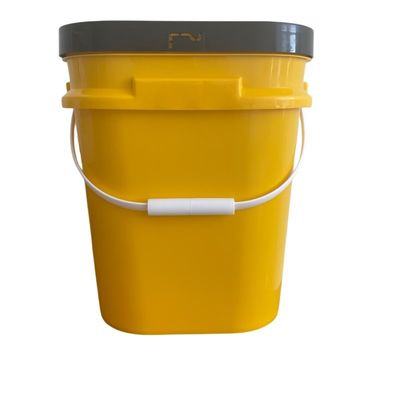 5L-20L ведро квадратное пластиковое ведро с индивидуальной печатью и полипропиленовым материалом
