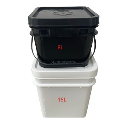 Шелковый экран/передача тепла/IML печать пластиковая ведра 8L 10L 15L 18L рукоятки хранения
