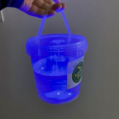 Баррель Пластиковая ведра Чистая ведра 1L 2L 3L 4L 5L Печать Шелковый скрам/теплопередача/IML