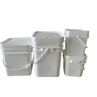 1L / 2L / 3L / 4L / 5L Складка для хранения Прочный и универсальный полипропиленовый квадратный ведро с крышкой