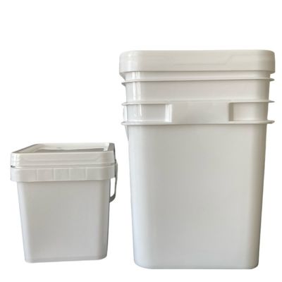 1L / 2L / 3L / 4L / 5L Складка для хранения Прочный и универсальный полипропиленовый квадратный ведро с крышкой