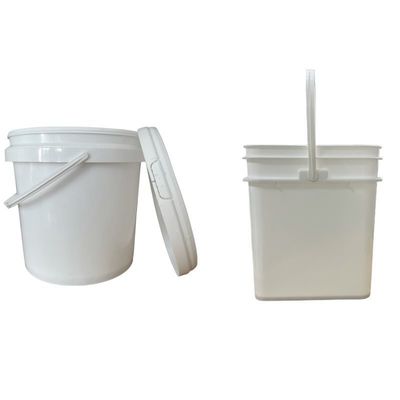 2L / 4L / 5L / 8L / 10L / 15L / 18L PP контейнер пластиковый ведро 5 галлонов квадратный ведро с крышкой