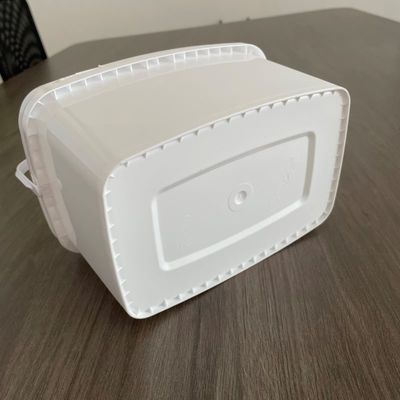 Настройка 3L 5L легко открытый прямоугольный ведро пластиковый ведро с крышкой и ручкой