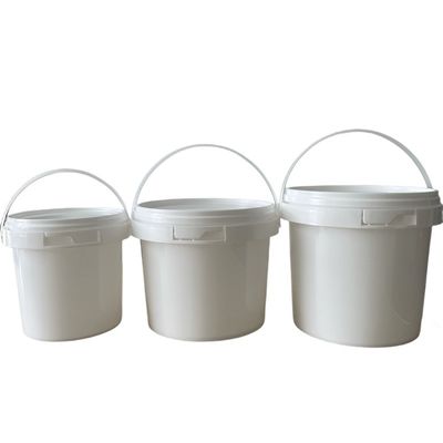Пищевой 350ml 500ml 750ml 1L круглый пластиковый ведро контейнер с крышкой свободный от BPA