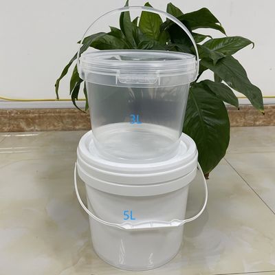 Прозрачный цветовой пластиковый ведро с крышкой 8oz 18oz 24oz 32oz пищевой класс круглый