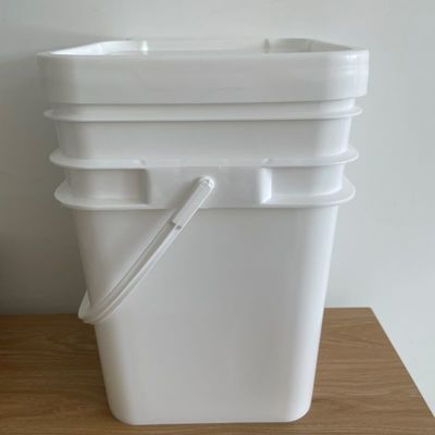 2L 4L 5L 8L 10L 15L 18L 20L квадратный ведро пластиковый контейнер с шелковой печатью