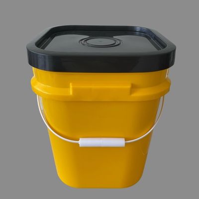 25L квадратная пластиковая ведра с шелковым экраном / тепловой передачей / IML печатью