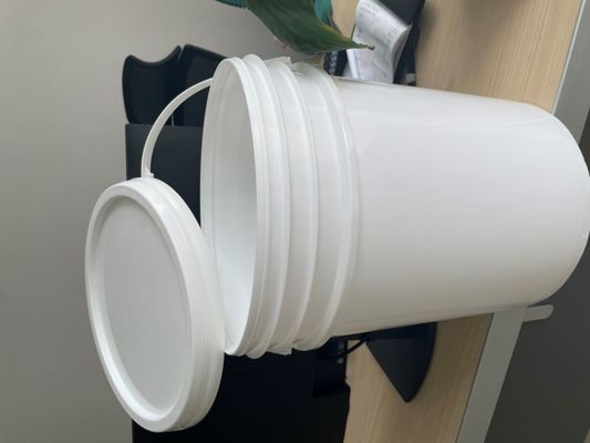 Наводка крышка и металлическая ручка ведро 20L белый пластиковый ведро с полипропиленовым материалом
