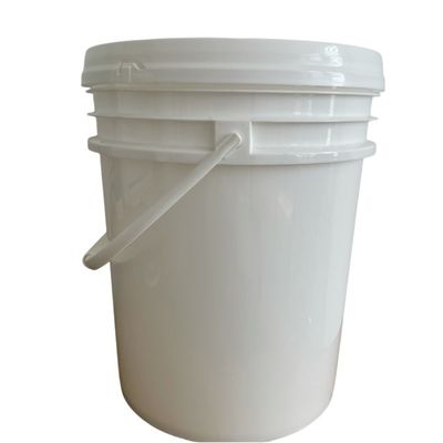 20L тяжелой пластиковой ведро с крышкой и металлической ручкой сертифицированный GAP/ISO/FDA