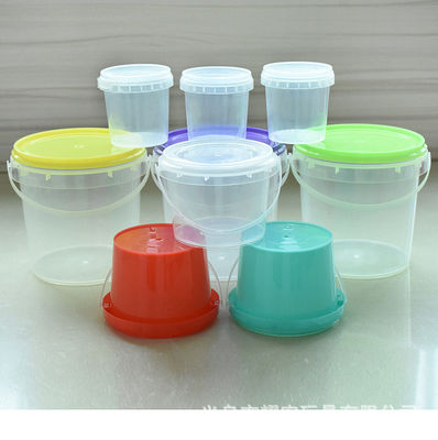 Полипропилен/HDPE 500ml/750ml/1L Прозрачная печатная емкость для пищевых продуктов