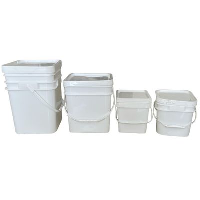 Настраиваемые 15L и 20L 25L пластиковые квадратные ведра для различных упаковочных нужд