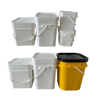 Настраиваемые 15L и 20L 25L пластиковые квадратные ведра для различных упаковочных нужд