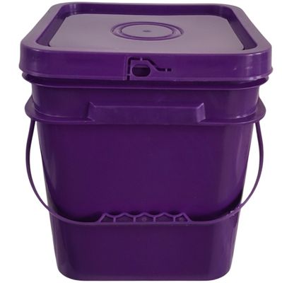 Настраиваемые 15L и 20L 25L пластиковые квадратные ведра для различных упаковочных нужд