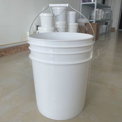 10L 15L 18L 20L 25L PP пластиковая ведра с крышкой на рот Сертифицированный GAP/ISO/FDA Красный цвет