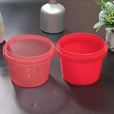 Не поддающийся подделке 1L HDPE пищевой пластиковый ведро для IML печатного соуса пасты контейнер