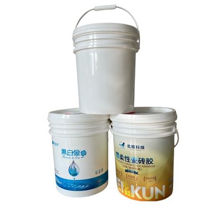 20L/25L компостная ведра с металлической ручкой и печатным шелковым экраном/теплопередачей/IML