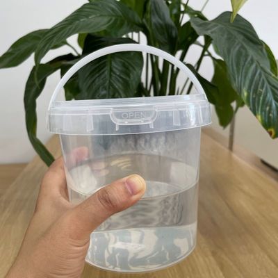 Прозрачная пластиковая ведра 4L 5L 8L 10L 16L с крышкой