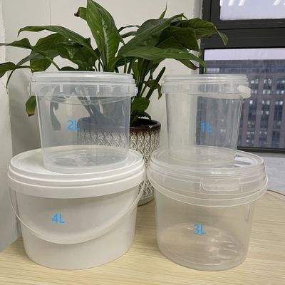 Прозрачная пластиковая ведра 4L 5L 8L 10L 16L с крышкой