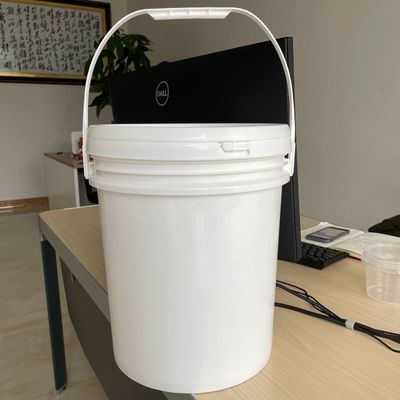 Полипропилен 1L5L7L10L12L16L20L25L Галон круглый пластиковый ведро с ручкой и крышкой